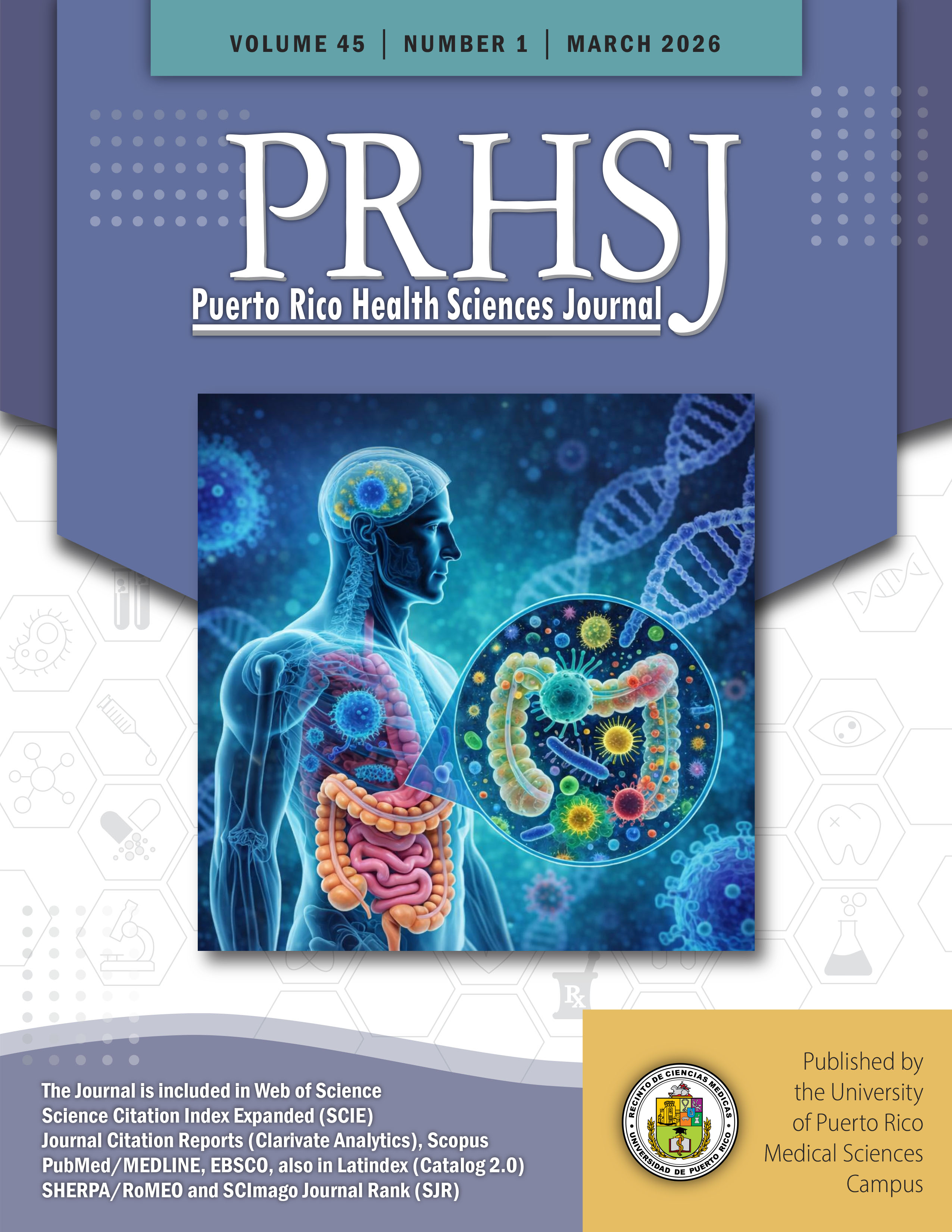 The image on cover of the PRHSJ was generated and edited using artificial intelligence (AI) -Grok, Gemini, and Copilot- to conceptually illustrate a topic discussed in one of the publications about Microbiome. This image does not represent a real subject.